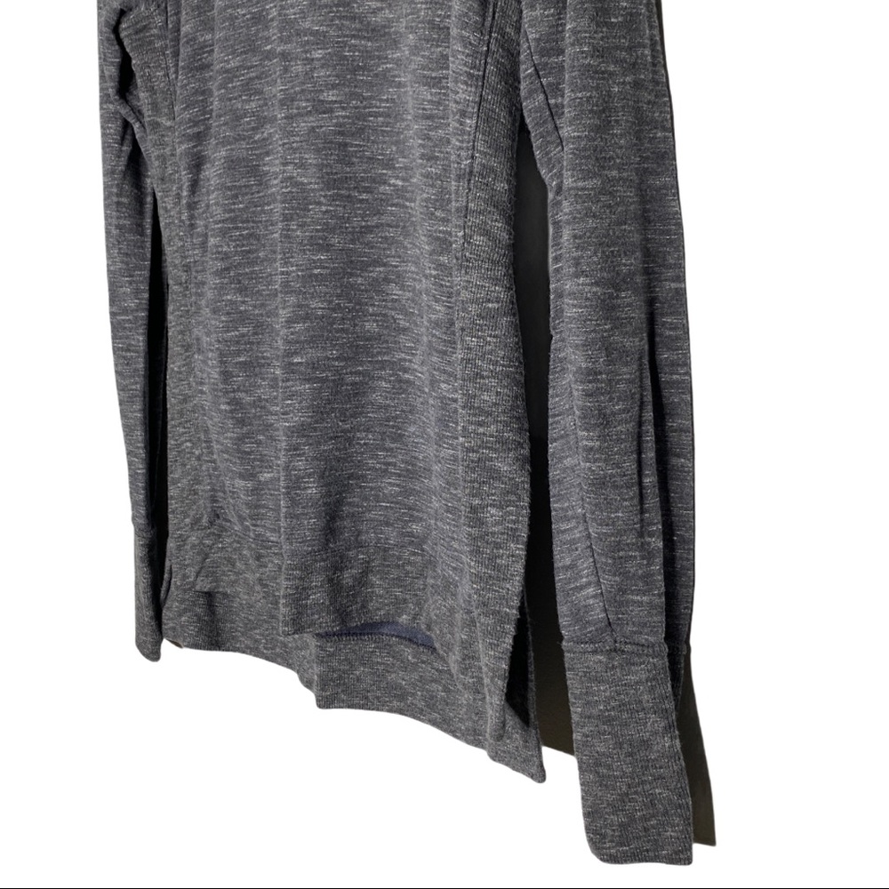 ATHLETA  gray heathered long pullover top size XS - Picture 4 of 8
